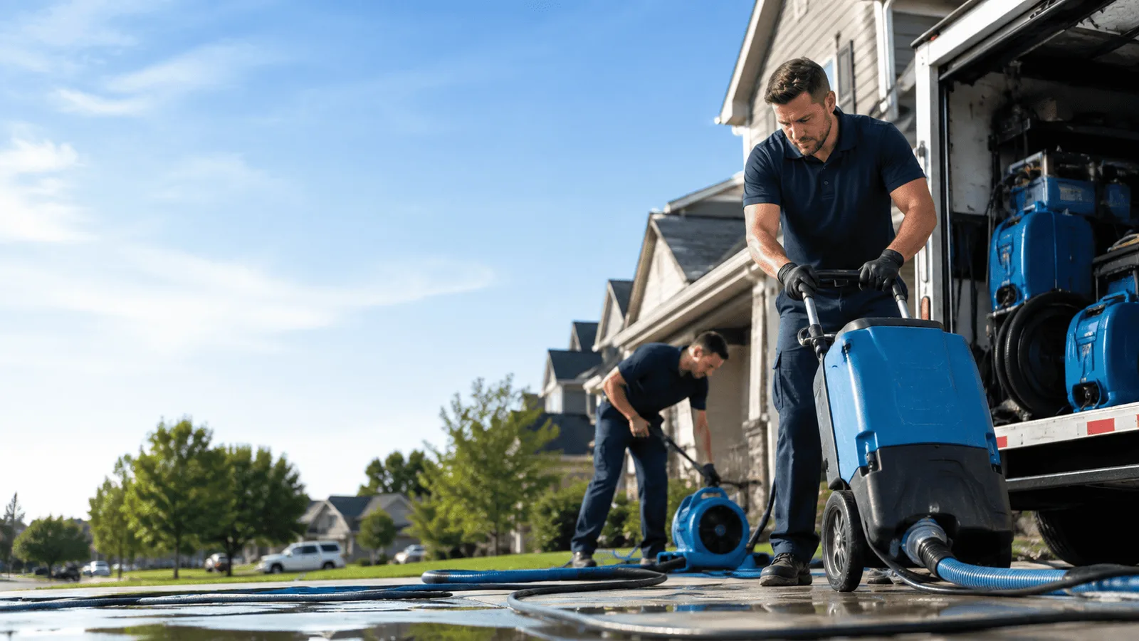 Dehumidification being performed in Port Charlotte, FL